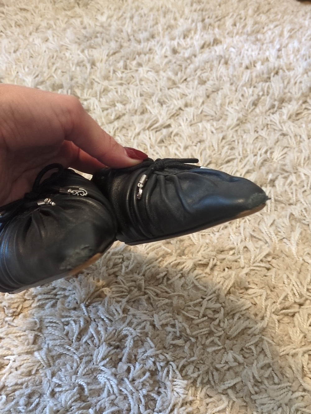 Sam Edelman Julia Ruched Pointed-Toe Flats - Picture 5 of 6